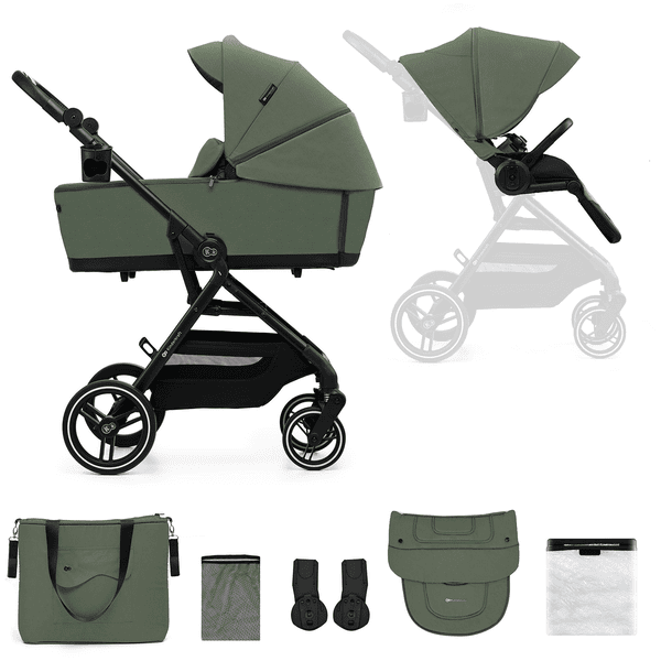 Kinderkraft Carrito de bebé YOXI 2en1 mystic green 