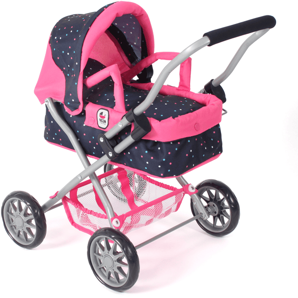 BAYER CHIC 2000 mini barnvagn "SMARTY", rosa