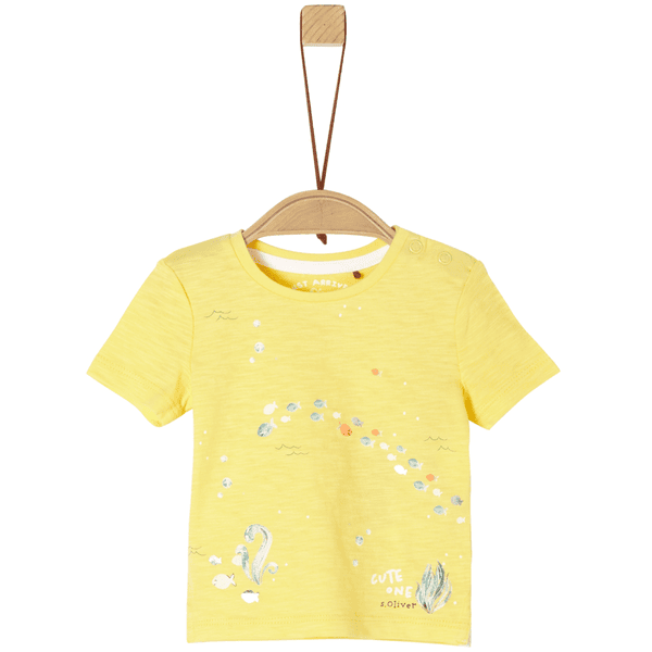 s. Olive r T-shirt light yellow 