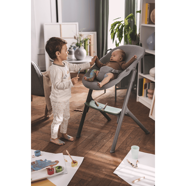 Kinderkraft Seggiolone LIVY con sdraietta CALMEE in rovere 