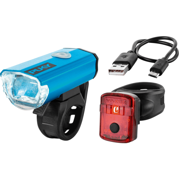 PUKY® Feux pour vélos enfant éclairage LED LUMI bleu