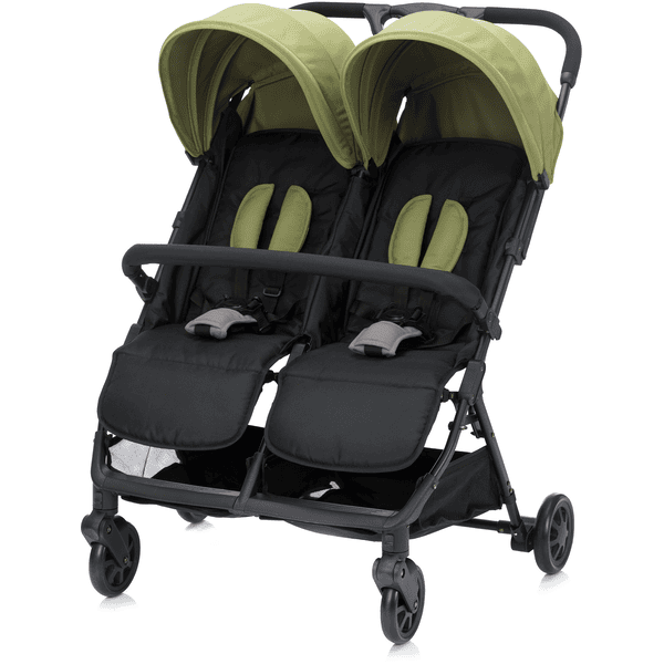 fill Tweeling kinderwagen Tweeling zwart groen