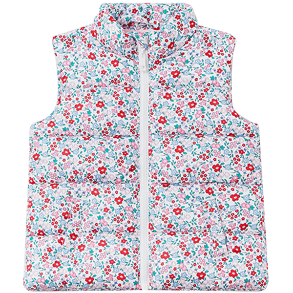 OVS Vest Flower s White