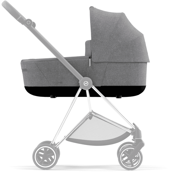 cybex PLATINUM Kinderwagenaufsatz Lux Carry Cot für New Mios Manhattan Grey Plus