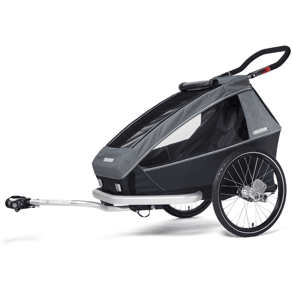 CROOZER Kinderfahrradanhänger Kid Vaaya 1 Graphite blue