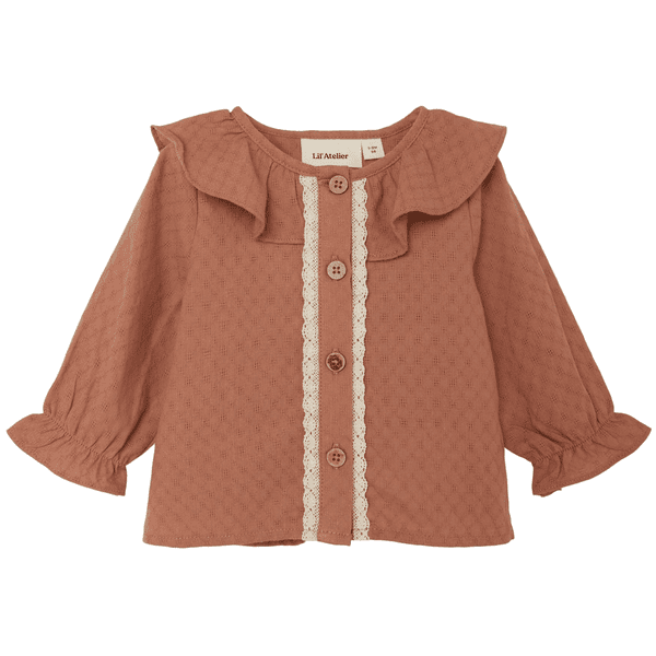 Lil'Atelier Bluse Nbfdolly Mocha Mousse