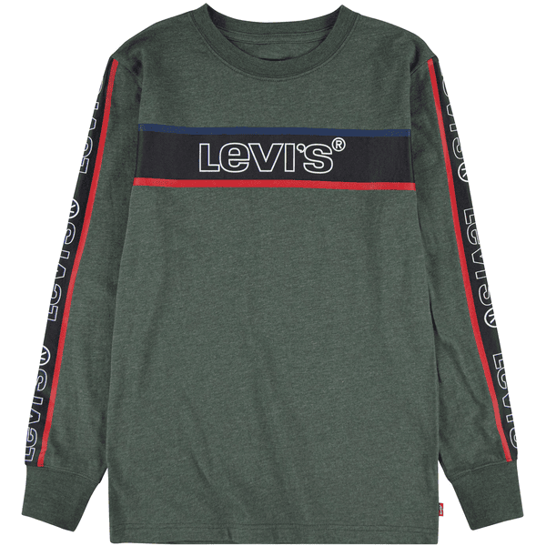 Levi's® Kids långärmad skjorta grön 