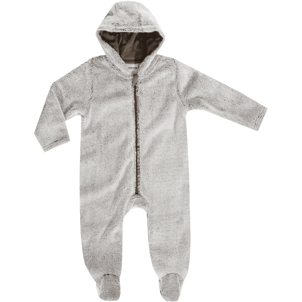 JACKY Kuschel-Kapuzenoverall BABY ON TOUR braun melange