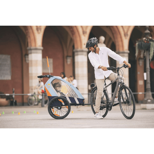 BELLELLI Remorque de vélo enfant Trailblazer Light Green/Silver