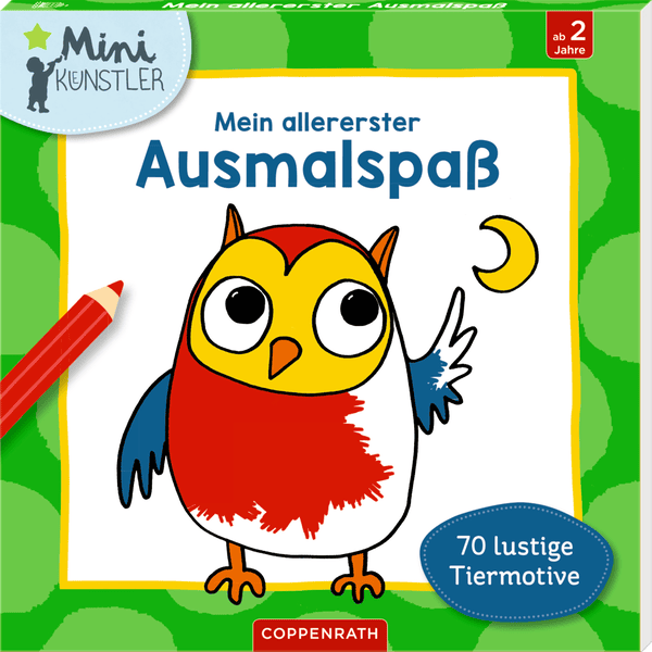 Coppenrath Mein allererster Ausmalspaß: 70 lustige Tiermotive (Mini-Künstler)