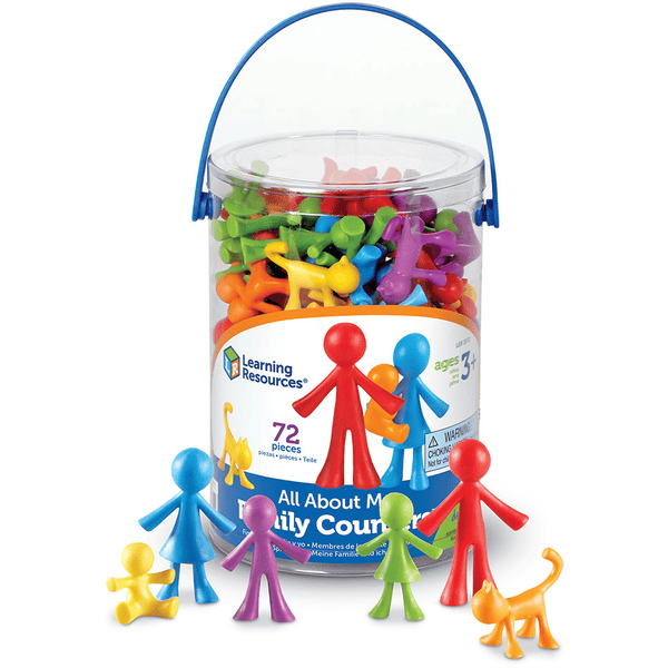 Learning Resources® Figurines membres famille à compter All about