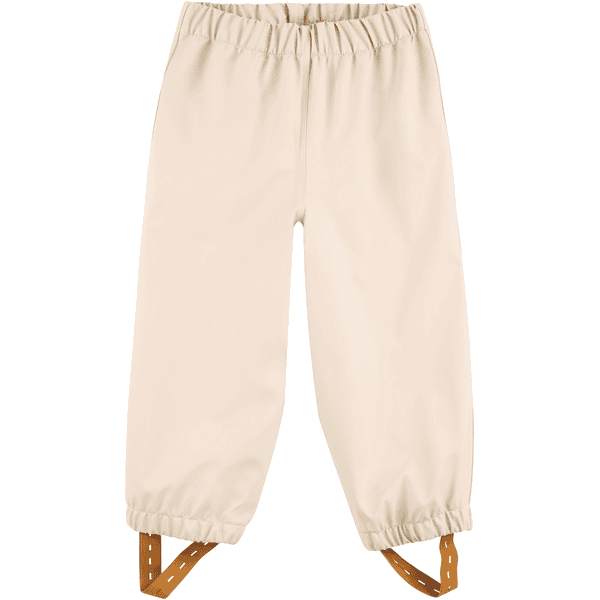 Sterntaler Pantalón de lluvia beige liso sin forro