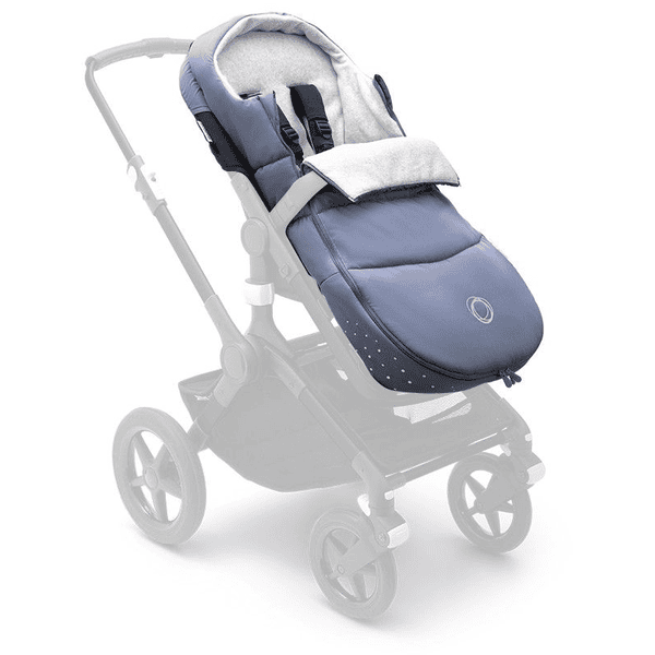 Bugaboo footmuff outlet blue melange