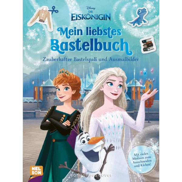 CARLSEN Disney Die Eiskönigin Mein liebstes Bastelbuch - Zauberhafter Bastelspaß und Ausmalbilder