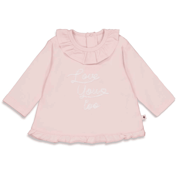 Feetje Langarmshirt Love You Cutest Thing Ever Roze