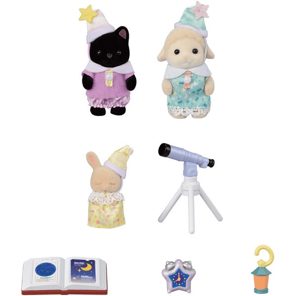 Sylvanian Families® Figurine trio bébés pyjama party 5750