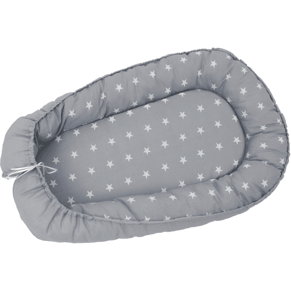 Polini Kids Babynestchen Sterne grau


