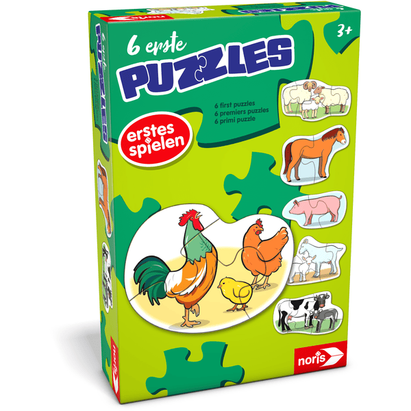 Noris 6 eerste puzzels - boerderijdieren