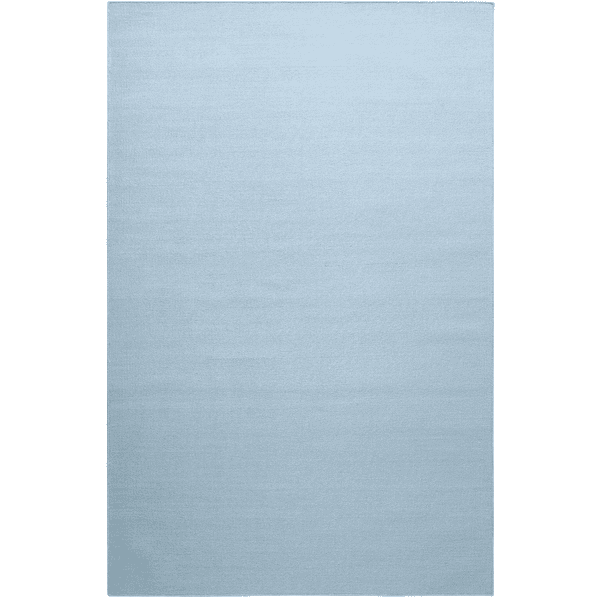 Green Looop Handweb-Teppich Nizza hellblau