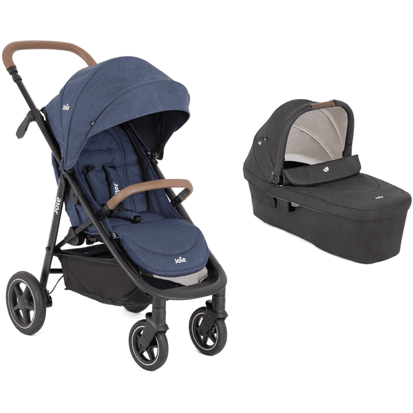 Joie Mytrax Pro Blueberry kinderwagen inclusief Ramble XL Shale baby-autozitje