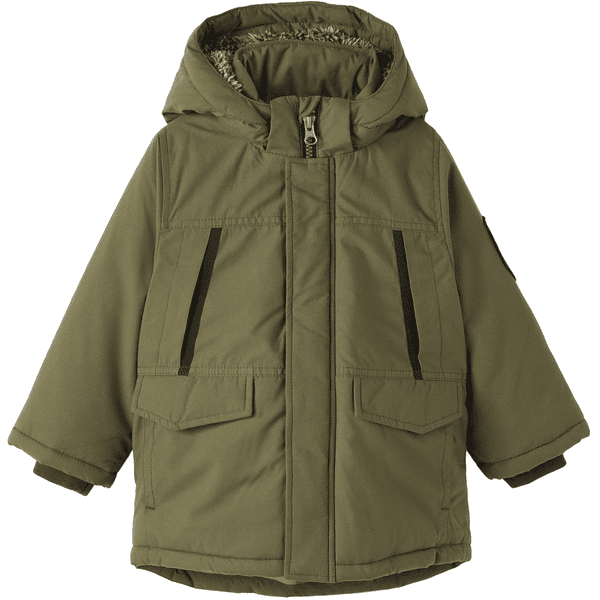 name it Parka enfant Nmmmiller olive nuit