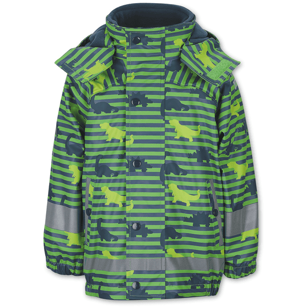 Sterntaler Giacca da pioggia con giacca interna verde