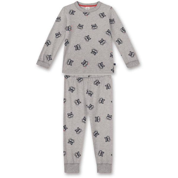 Sanetta Pyjama camion de pompier gris chiné 