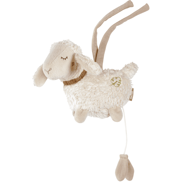 fehn® Peluche musicale mini mouton NATURE