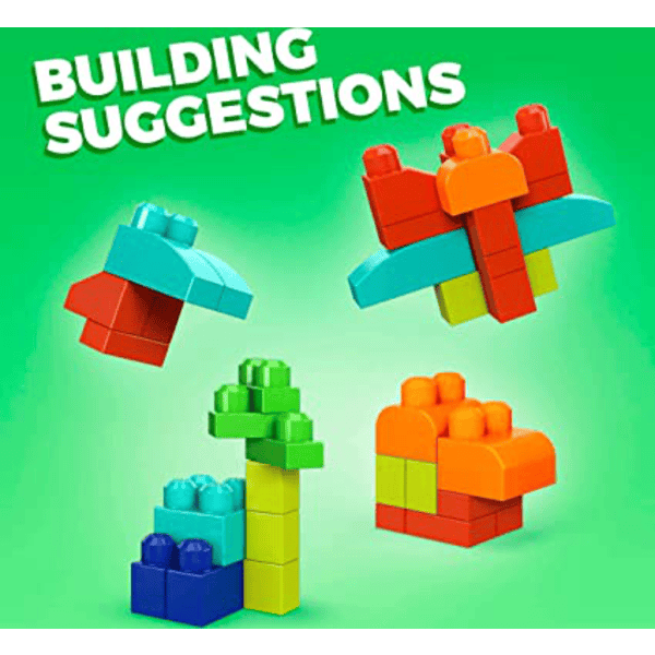 MEGA BLOKS - jeu de blocs de construction de 60 pièces pour bébé et enfant  de 1 à 5 ans rose - Briques et blocs - Rue du Commerce