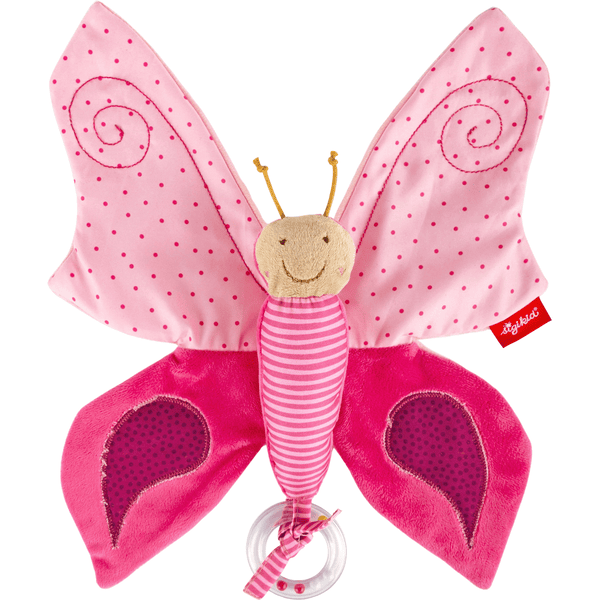 sigikid® Doudou papillon mini Kinderbunt