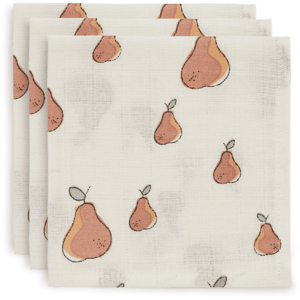 jollein Panno per il rigurgito, 3 pezzi, Pear