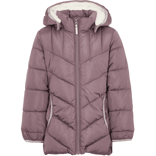 name it Girls Chaqueta de invierno NMFMUS  black plum 