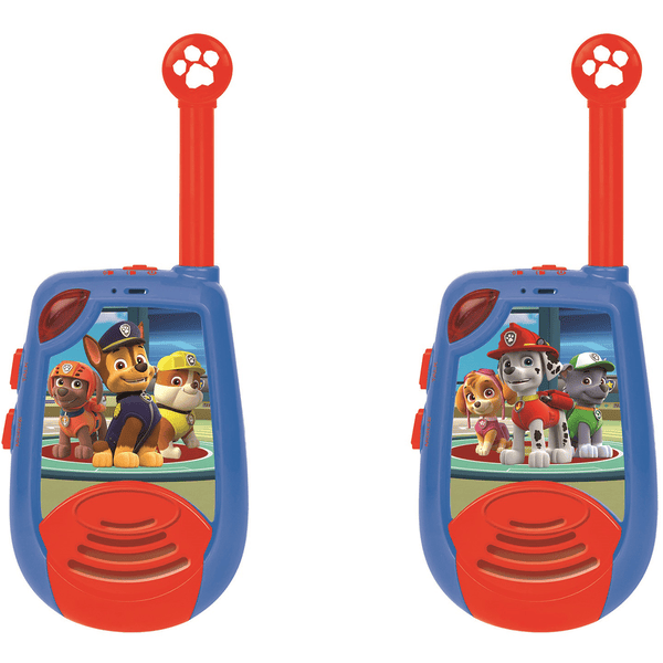 LEXIBOOK Paw Patrol zwei Walkie-Talkies bis zu zwei Kilometer mit Gürtelclip