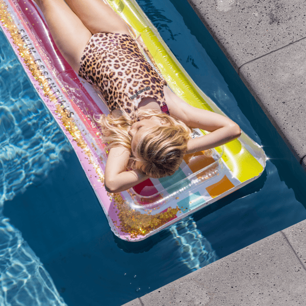 Swim Essentials Colchoneta para piscina Luxus Rainbow 