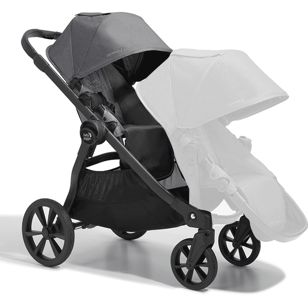 BABY JOGGER City Select 2 Poussette modulaire simple/frère/double,  Poussette combinée légère et compacte, 28 combinaisons, Radiant Slate  2165278