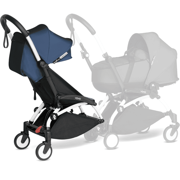 BABYZEN Kinderwagen YOYO 6 connect White mit Textilset Ai