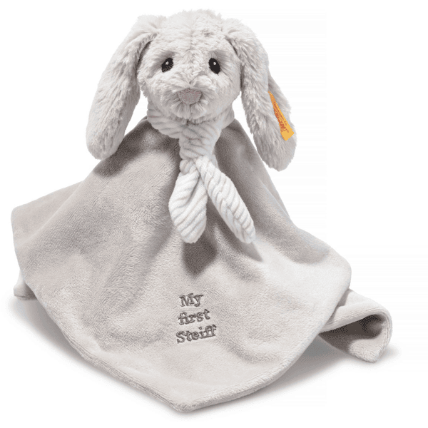 Steiff Peluche doudou lapin Soft Cuddly Friends Hoppie, gris clair