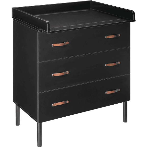 Schardt Commode à langer Melody Black bois