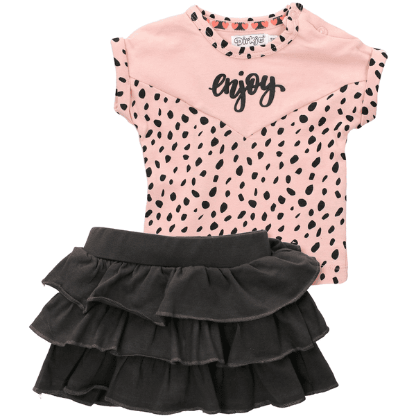 Dirkje 2tlg Set Shirt + Hose Frühling, Sommer rosa braun