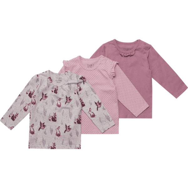 Hust &amp; Claire T-Shirt Long Sleeve 3-Pack Alda Dusty Rose