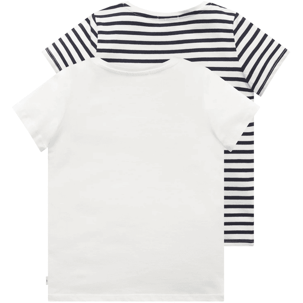 TOM TAILOR T-shirt 2er-Pack Herz Whisper White