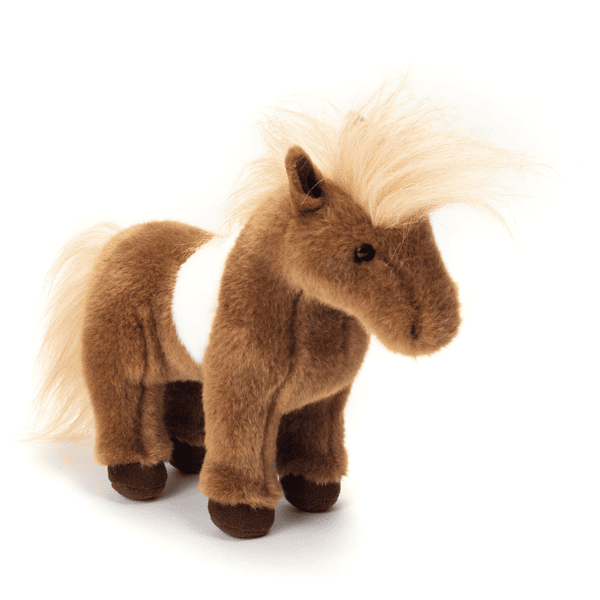 Teddy HERMANN® Peluche poney Shetland 25 cm