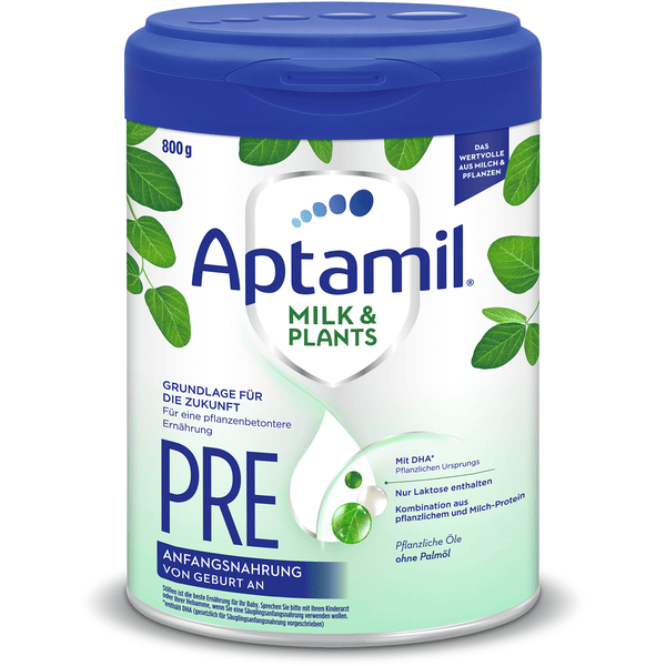 Aptamil Anfangsnahrung Pre Milk & Plants 800 g von Geburt an