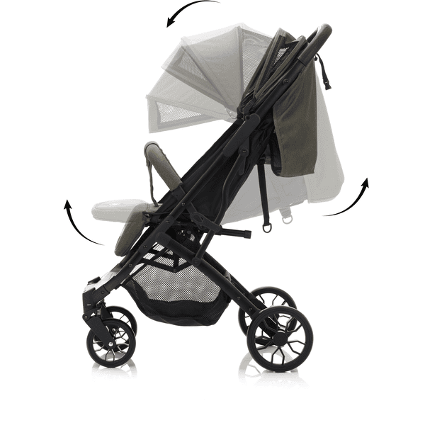 fillikid Pedana per passeggino Basic incl. sedile, nero 