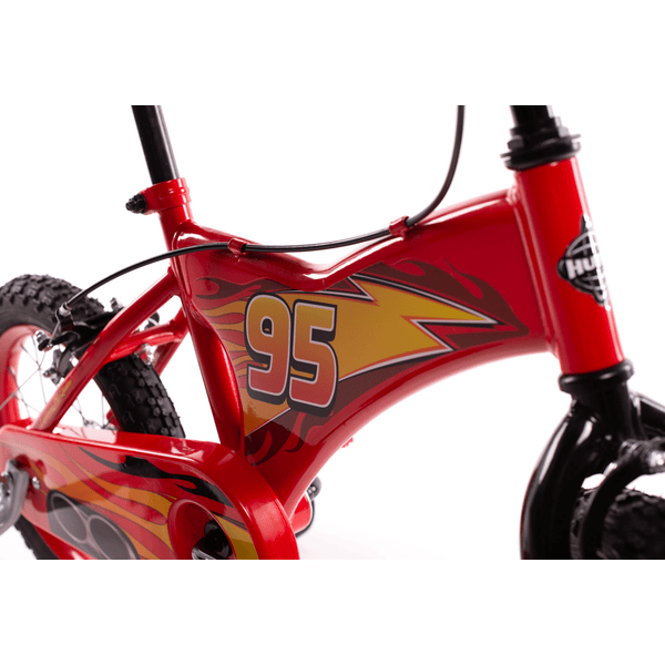 Huffy Bicicleta para niños Disney Cars 12 pulgadas Rojo con ruedines 