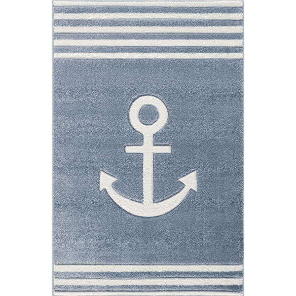 LIVONE Kids love Rugs dywan anchor blue/white