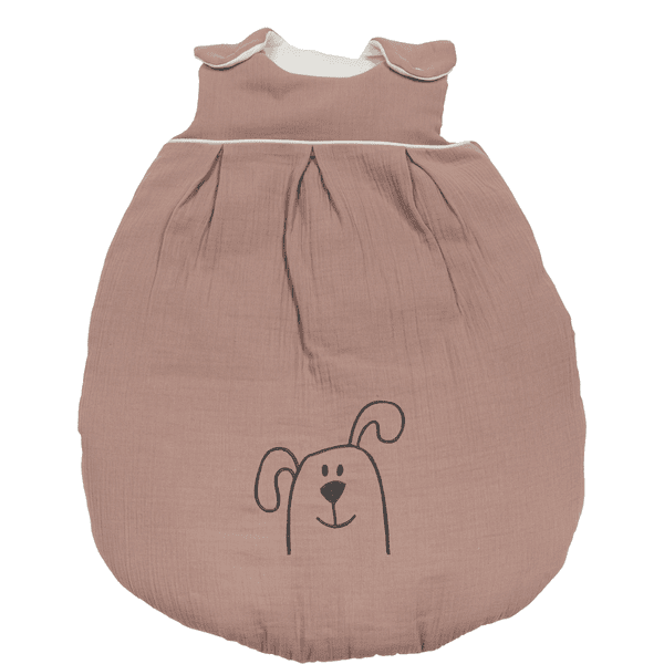 Be Be 's Collection Muslin Zimowy śpiworek Old Pink