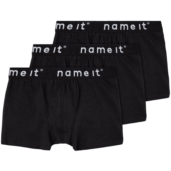 name it Boxer shorts Paquete de 3 Black 