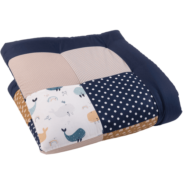 Ullenboom Toddler Blanket & Playpen Pad 100X100 cm Wieloryby