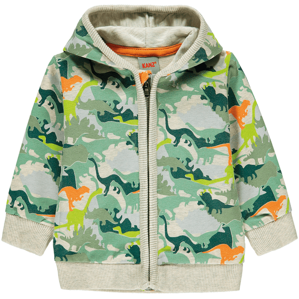 KANZ Boys Sweatjacke mit Kapuze, allover|multicolored